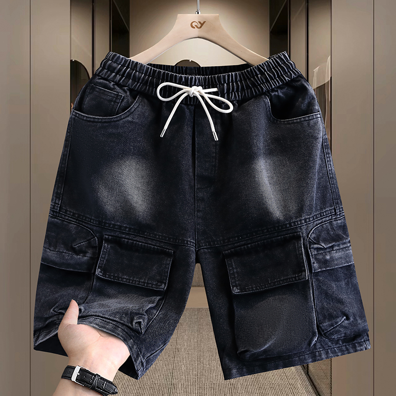 Men's Cargo Shorts New Summer  - Men Fashion Jeans 评论和价格