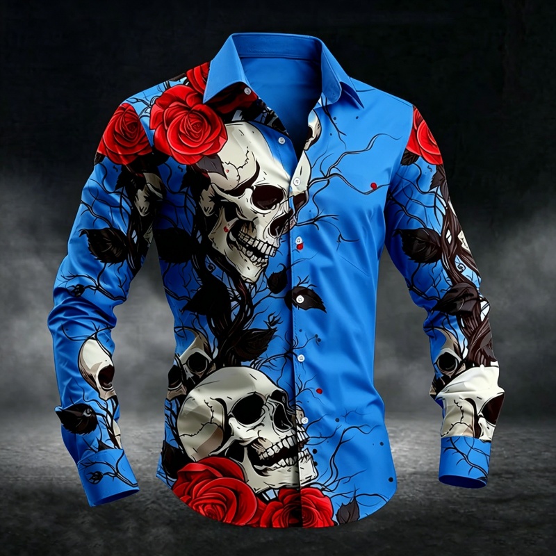 Men Stylish Button‑Up Shirt Vi - Men'S Fashion Night Out 评论和价格
