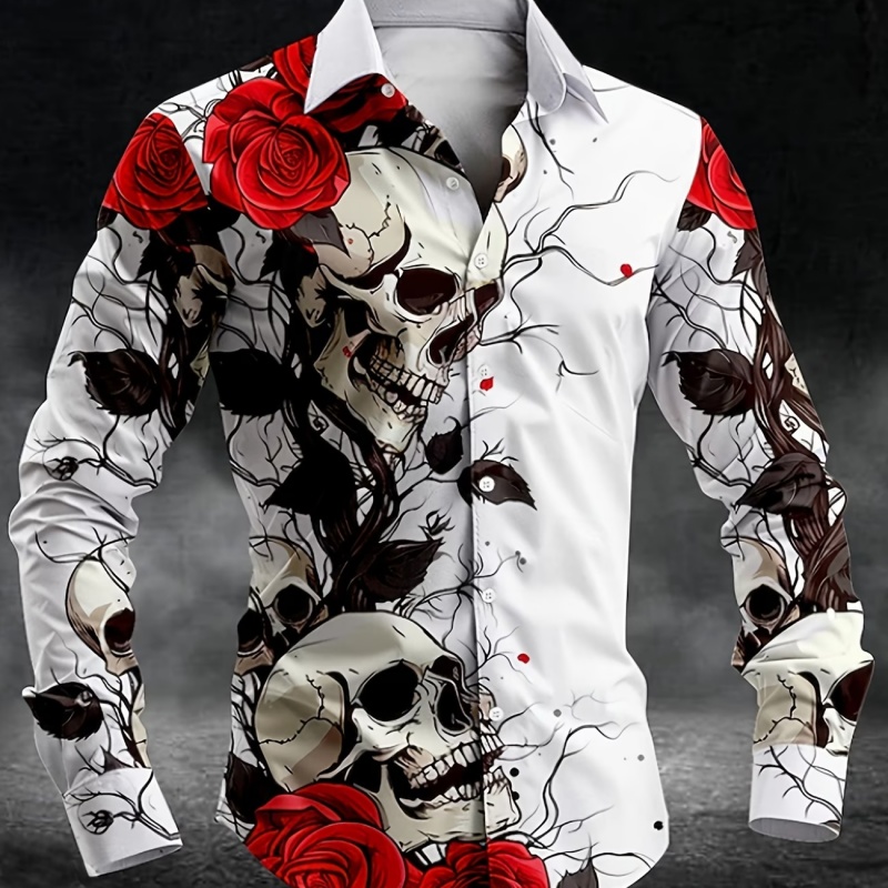 Men Stylish Button‑Up Shirt Vi - Men'S Fashion Night Out 评论和价格