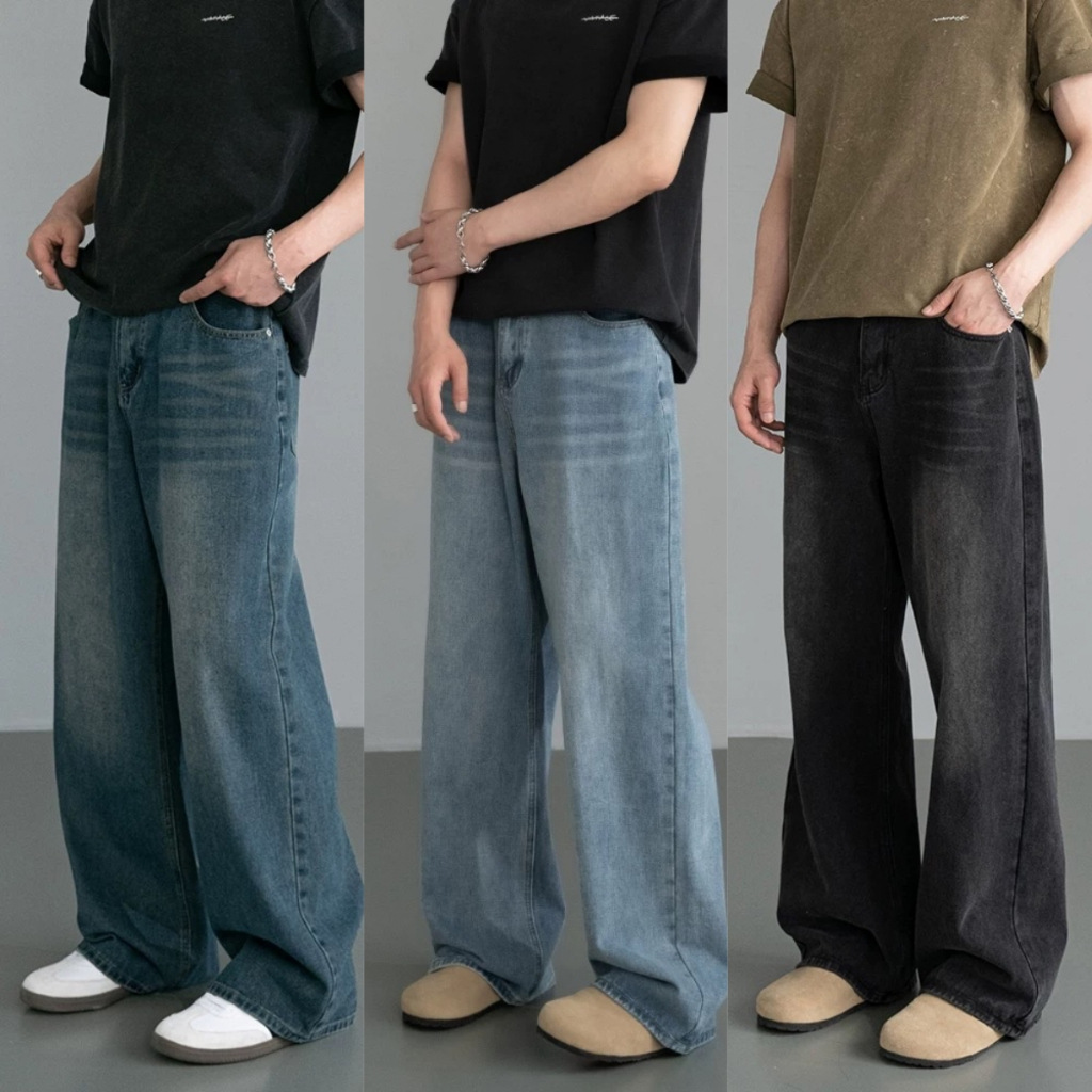Men's New Denim Pants Old Blue - Men'S Fashion Nova Jeans 评论和价格